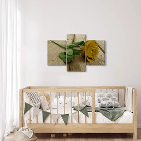 Kép - Vintage sárga rózsák (90x60 cm)