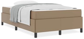 Ágykeret matraccal matracmal Cappuccino 120 x 190 cm Műbőr