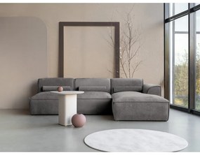 Világosszürke sarokkanapé (jobb oldali) Flex Felix – Miuform