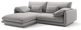 Világosszürke sarokkanapé (bal oldali) Torino – Micadoni Home