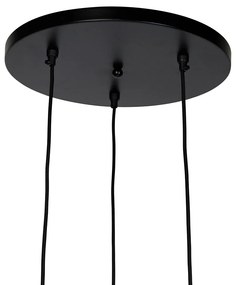 Art Deco lógólámpa arany 3-lámpás - Wesley