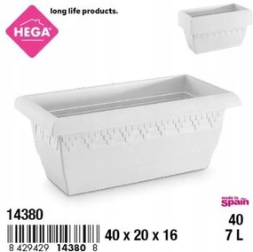 Téglalap alakú virágtartó 40cm,1db