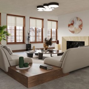 Mennyezeti lámpa ARENA 4xE27/60W/230V fekete