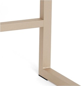 Natúr színű konzolasztal tölgyfa dekorral 40x140 cm Darlington – Actona