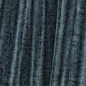 Szürkéskék kárpitozott ágyneműtartós franciaágy ágyráccsal 140x200 cm Voliera – Maison de Rêve