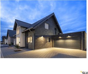 SLV 1005149 SITRA Modern Kültéri Fali Lámpa Fehér LED IP44
