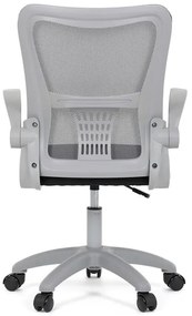 Gyerekszék állítható magassággal, szürke hálós háttámlával. KA-K2008 GREY