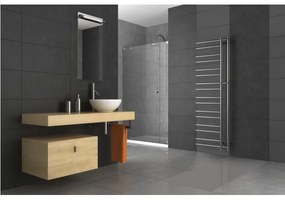 P.M.H. T2C-L - THEIA fürdőszobai törölközőszárító radiátor 352 W 154 cm balos/fényes króm