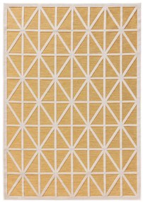 In- &amp; Outdoor Rug Orion Yellow 15x15 cm Sample