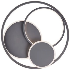 Brilliant - LED Dimmelhető mennyezeti lámpa RUNDA LED/50W/230V 3000-6500K fekete + távirányító