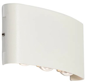 Kültéri fali lámpa fehér LED-del 6-lámpás IP54 - Silly