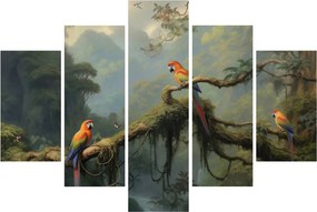 Kép - Trópusi erdő (150x105 cm)