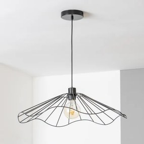Brilagi - CERIA WIRE LED csillár huzalon, 1x E27/40W/230V, átmérő 60 cm, fekete