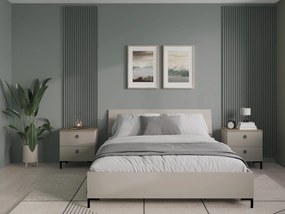 Komód Demandaron 3 (taupe + silverjack tölgy) . 1116809