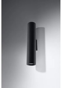 Sollux SL.0330 - Fali lámpa LAGOS 2 2xGU10/10W/230V fekete