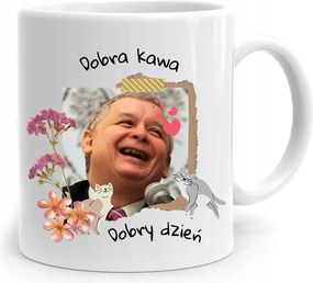 Vicces Bögre A Pis Elnökétől Jaroslaw Kaczynski fényképes nyomtatással