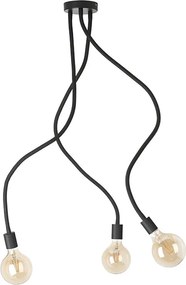 RENDL LOYD E27 III závěsná černá 230V LED E27 3x15W