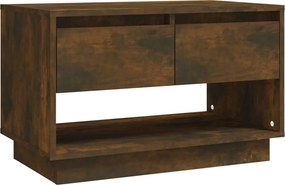 vidaXL füstös tölgy színű szerelt fa TV-szekrény 70x41x44 cm