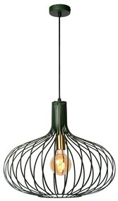 Lucide 78374/65/33 - Csillár zsinóron MANUELA 1xE27/60W/230V á. 65 cm zöld