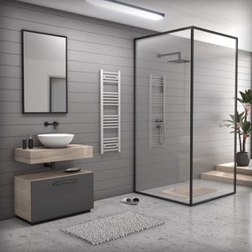 Törölközőszárító radiátor 40 x 130 cm - Nero Italia (fehér)