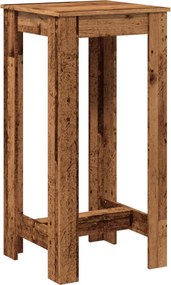 vidaXL antik fa színű szerelt fa bárasztal 51 x 50 x 103,5 cm