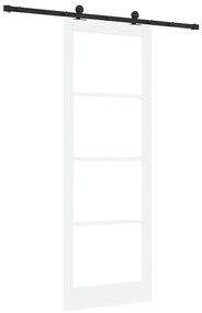 Csúszóajtó ORKDAL Fehér 83 x 232 cm Fa és fém
