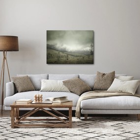 A vihar előtti táj képe (70x50 cm)