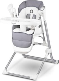 Lionelo - Gyerek étkezőszék NILES szürke 4xAA