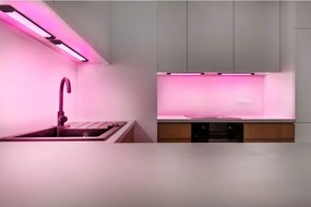 Osram -LED RGBW dimmelhető pult alatti lámpa szenzorral LINEAR EDGE LED/8W/230V fekete+távirányító