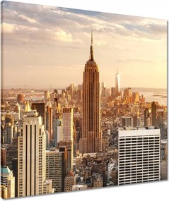 Vászonkép 60x60 New York felülnézet