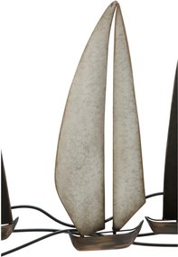 Fém fali dekoráció 119x51 cm Regata – Mauro Ferretti