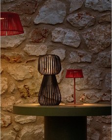 Napelemes LED asztali dimmelhető kültéri lámpa (magasság 42 cm) Reiba – Kave Home