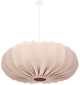 Kábeles csillár CAFEE 1xE27/40W/230V, átmérő 66 cm, bézs