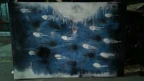 Nikcorp Vászonkép Absztrakt Holt-tenger 150x100 cm