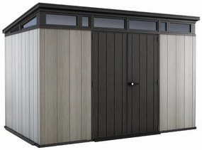 Keter Artisan 11x7 kerti tároló szürke/antracit, padlóval