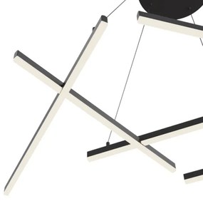 Maytoni MOD016PL-L75B - LED Csillár zsinóron LINE LED/79W/230V fekete