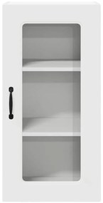 Fali konyhaszekrény polcokkal Fehér 40 x 31 x 80 cm Faanyag