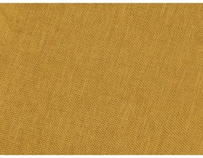 Mustársárga kinyitható-tárolóhelyes sarokkanapé (bal oldali-L alakú) Fuji – Bobochic Paris