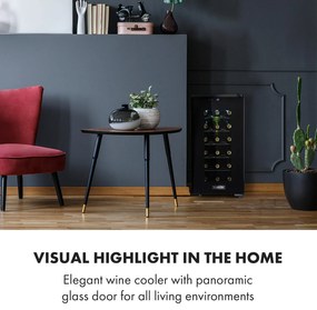 Klarstein Bellevin 18 Uno, borhűtő, 52 liter, 11 - 18 °C, 1 zóna