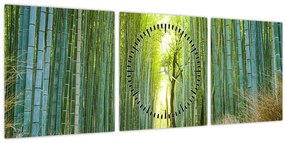 Kép - Sikátor bambuszal (órával) (90x30 cm)