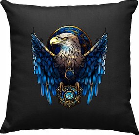 Sas párna Művészet 4 Fekete