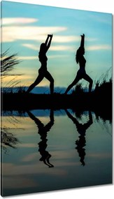 Vászonkép 80x120 Reggeli jóga