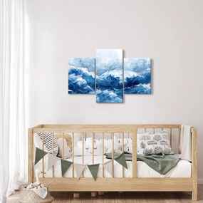 Kép - A tenger illusztrációja (90x60 cm)