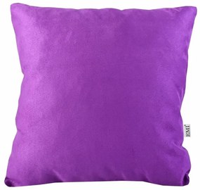 EMI lila színű 40x40 cm velúr dekor párna, Egyedi varrás - kérjük, a méreteket a megjegyzésben tüntesse fel