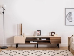 TV asztal/szekrény Pitudu (dió + bézs) . 1095423