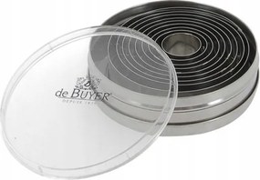 de Buyer 3323.00N, kerek, rozsdamentes acél, 9 db.