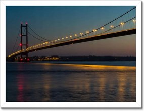 Poszterek keretben 40x30 Világító híd