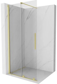 Mexen Velar, bejĂĄrĂł tolĂłajtĂł 70x200 cm, 8mm ĂĄtlĂĄtszĂł ĂŒveg, arany matt, 871-070-000-03-55