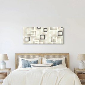 Geometriai absztrakt kép (120x50 cm)