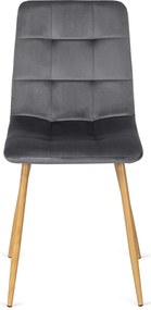 Szürke Bársony Étkezőszék. FREDY